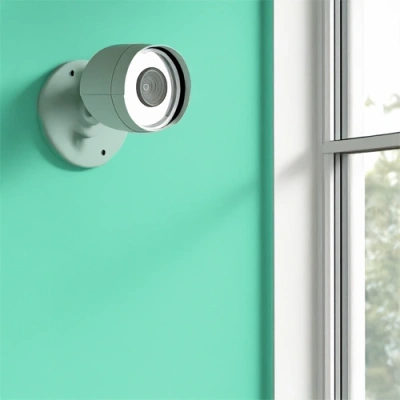 Orlando vivint camera facing a window